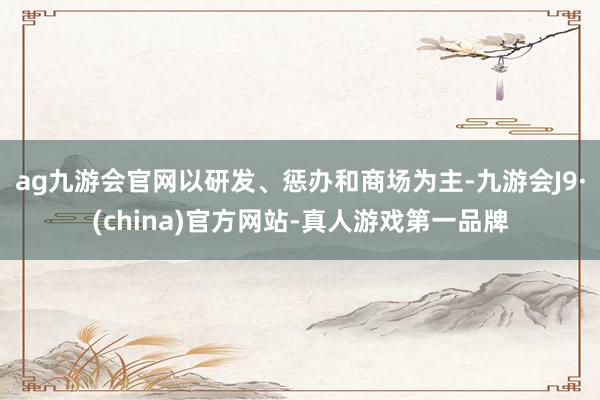 ag九游会官网以研发、惩办和商场为主-九游会J9·(china)官方网站-真人游戏第一品牌