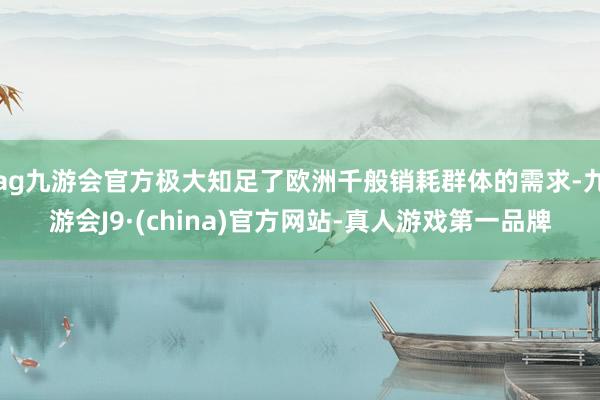 ag九游会官方极大知足了欧洲千般销耗群体的需求-九游会J9·(china)官方网站-真人游戏第一品牌